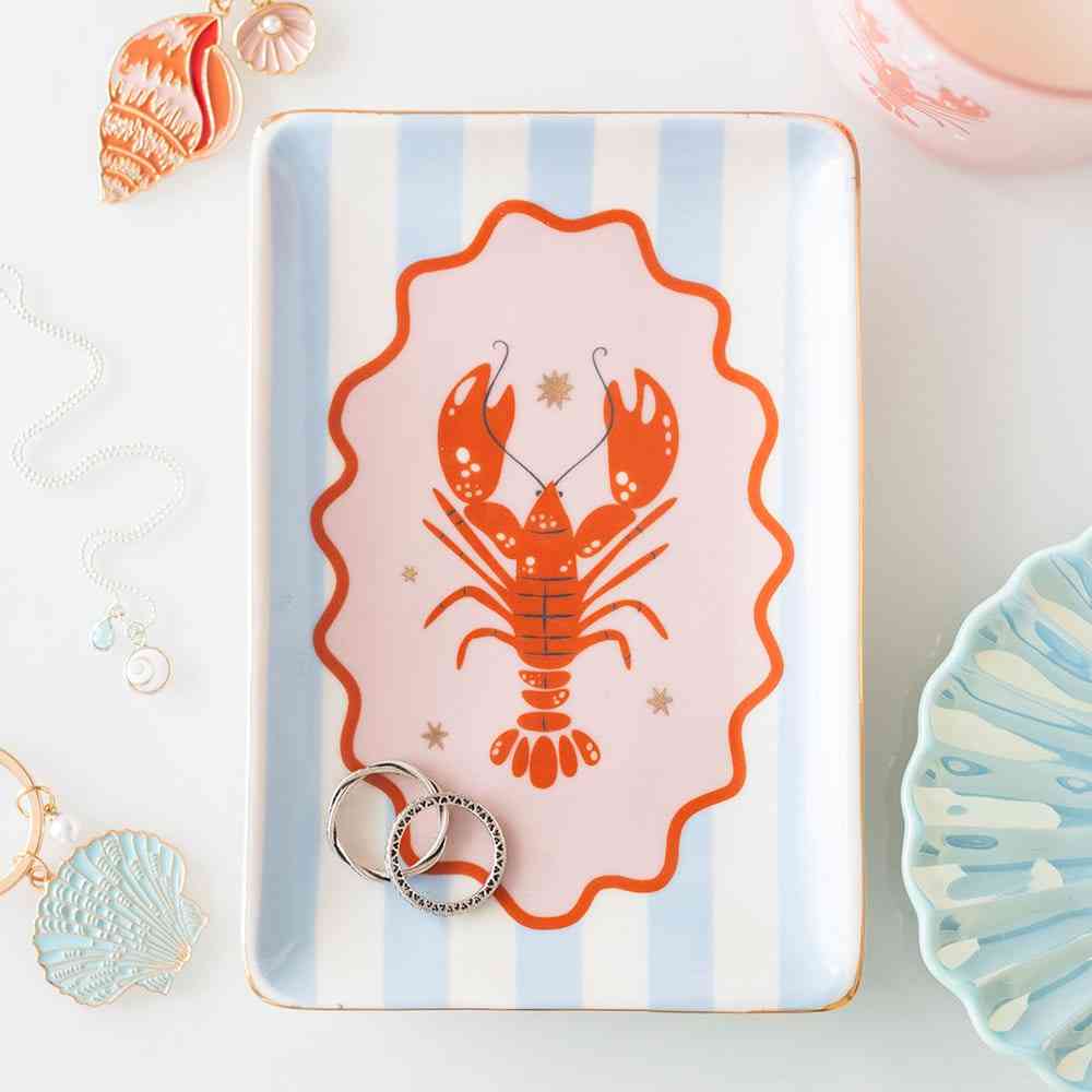 Something Different - Striped Lobster Schmuckschale - Mehrfarben